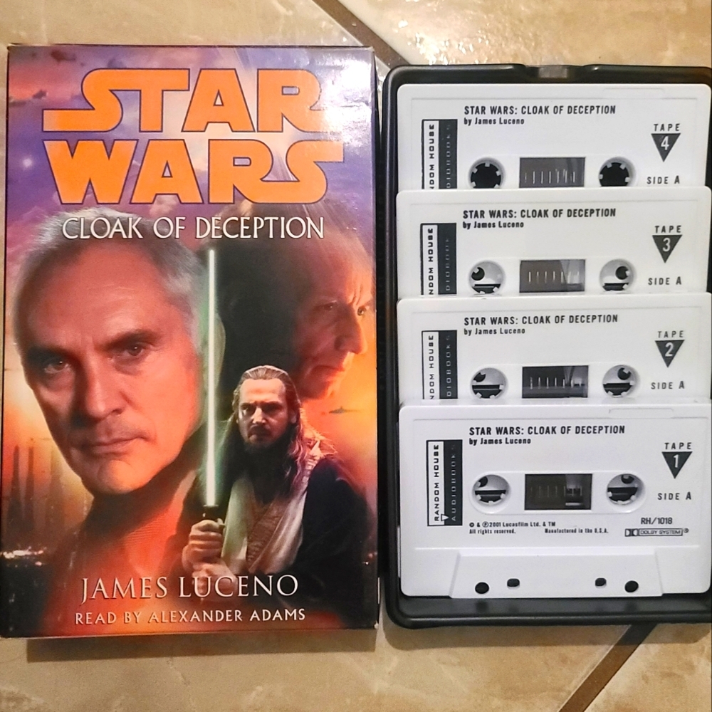 Star Wars Cloak of Deception by James Luceno Audio Cassettes